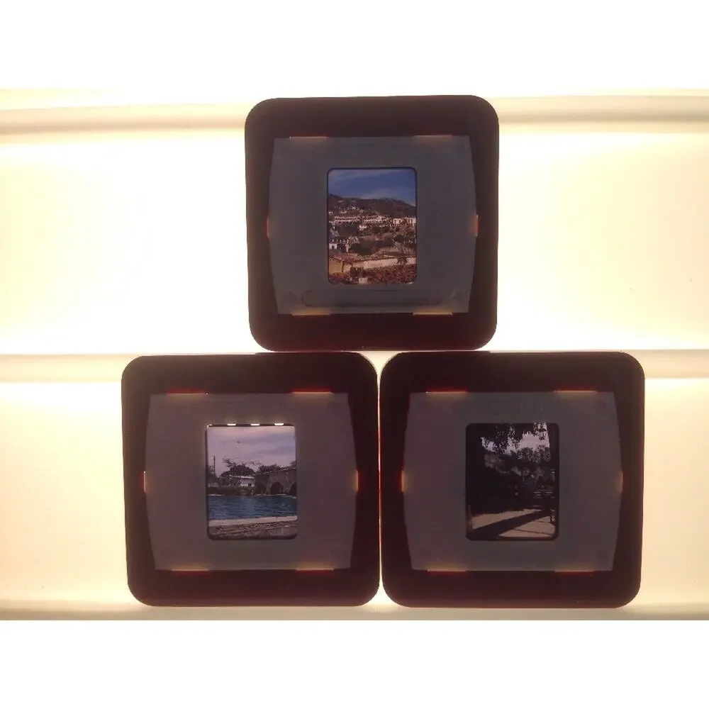Lot of 3 Vintage Kodachrome 1940s Europe California Photograph Color Slides
